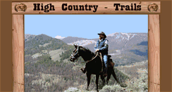 Desktop Screenshot of highcountry-trails.com